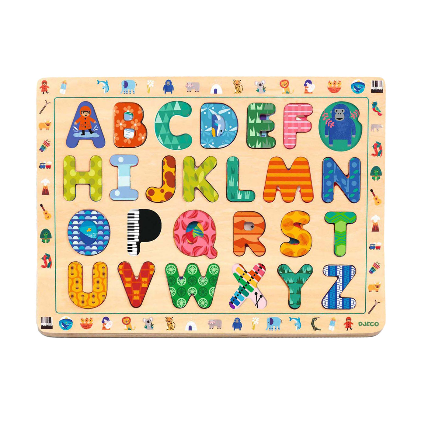 Djeco Houten Puzzel - Het Alfabet