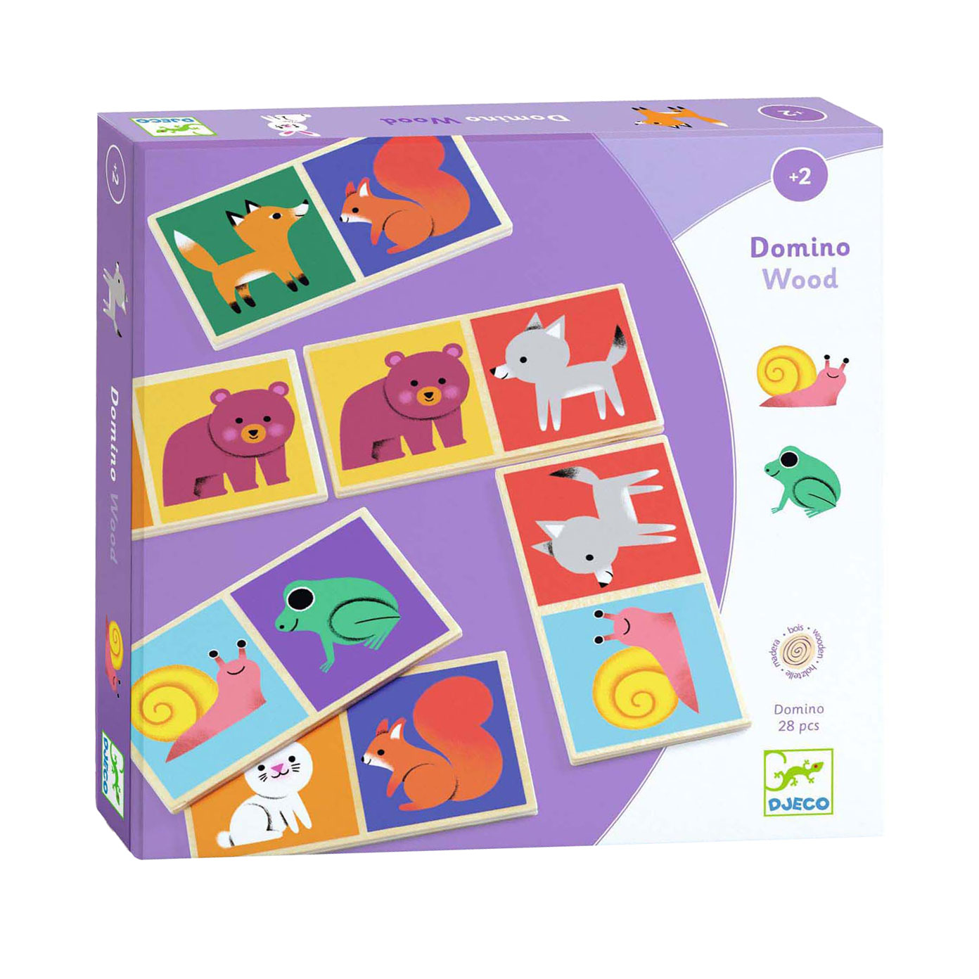 Djeco Houten Dominospel - 28dlg