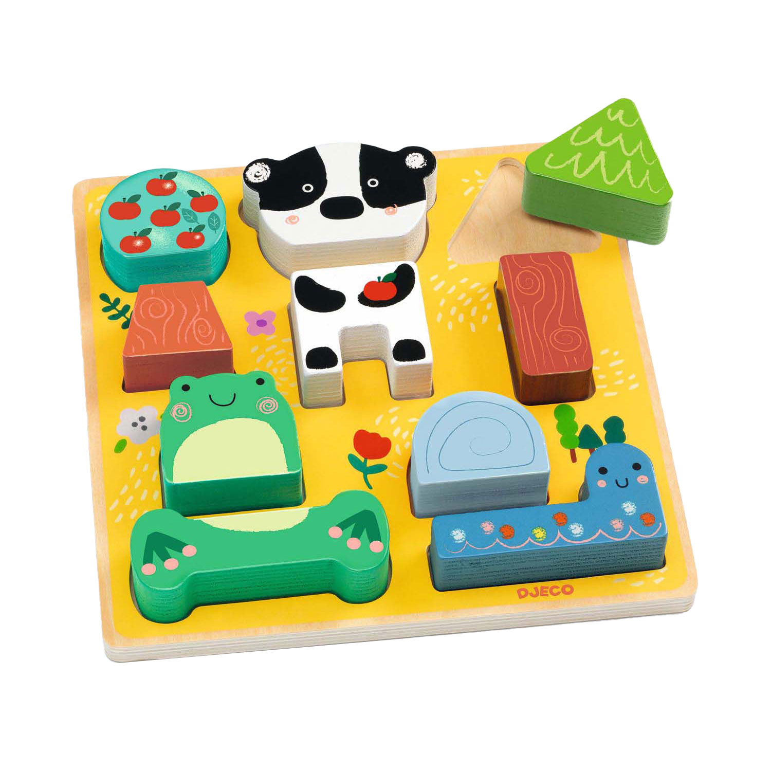 Djeco Houten Puzzel en Bouwspel