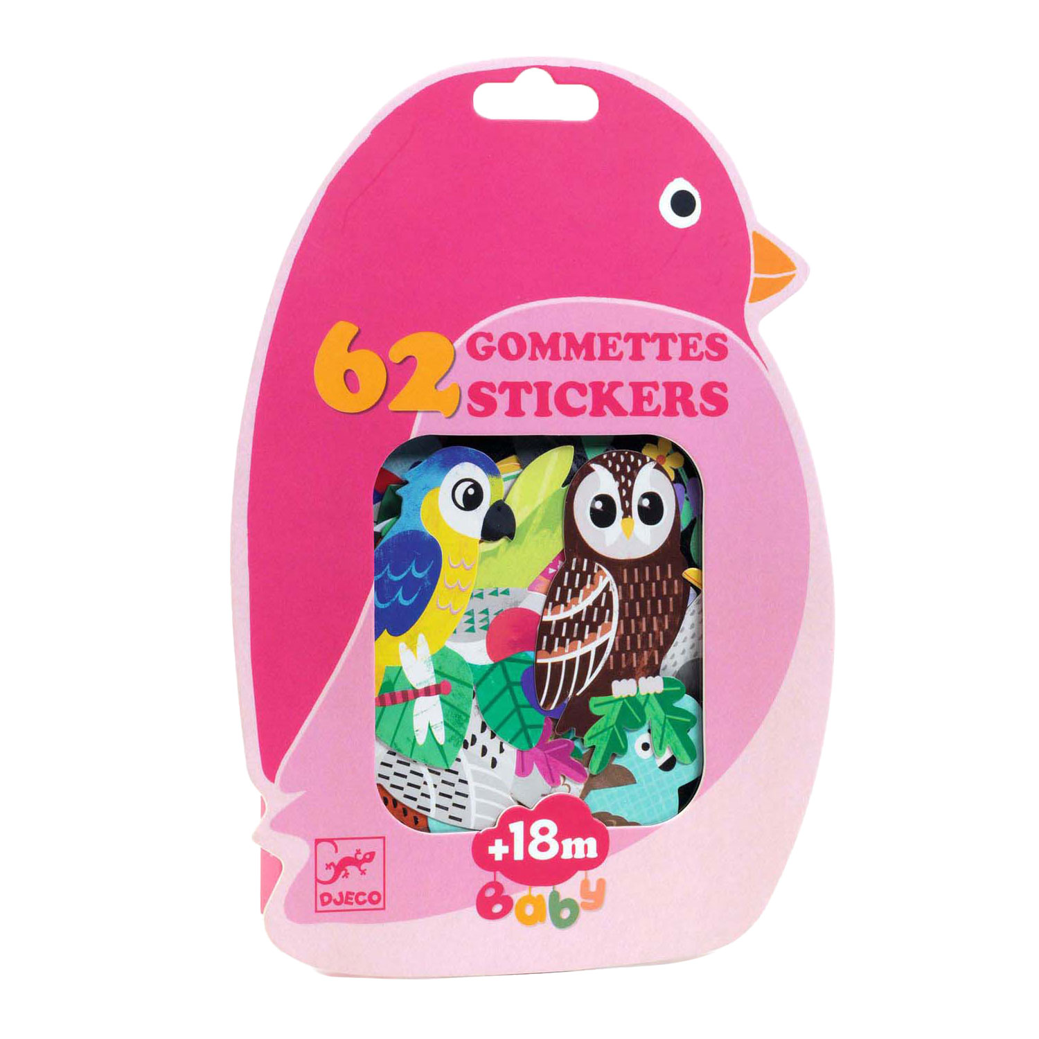 Grands stickers Djeco - Oiseaux