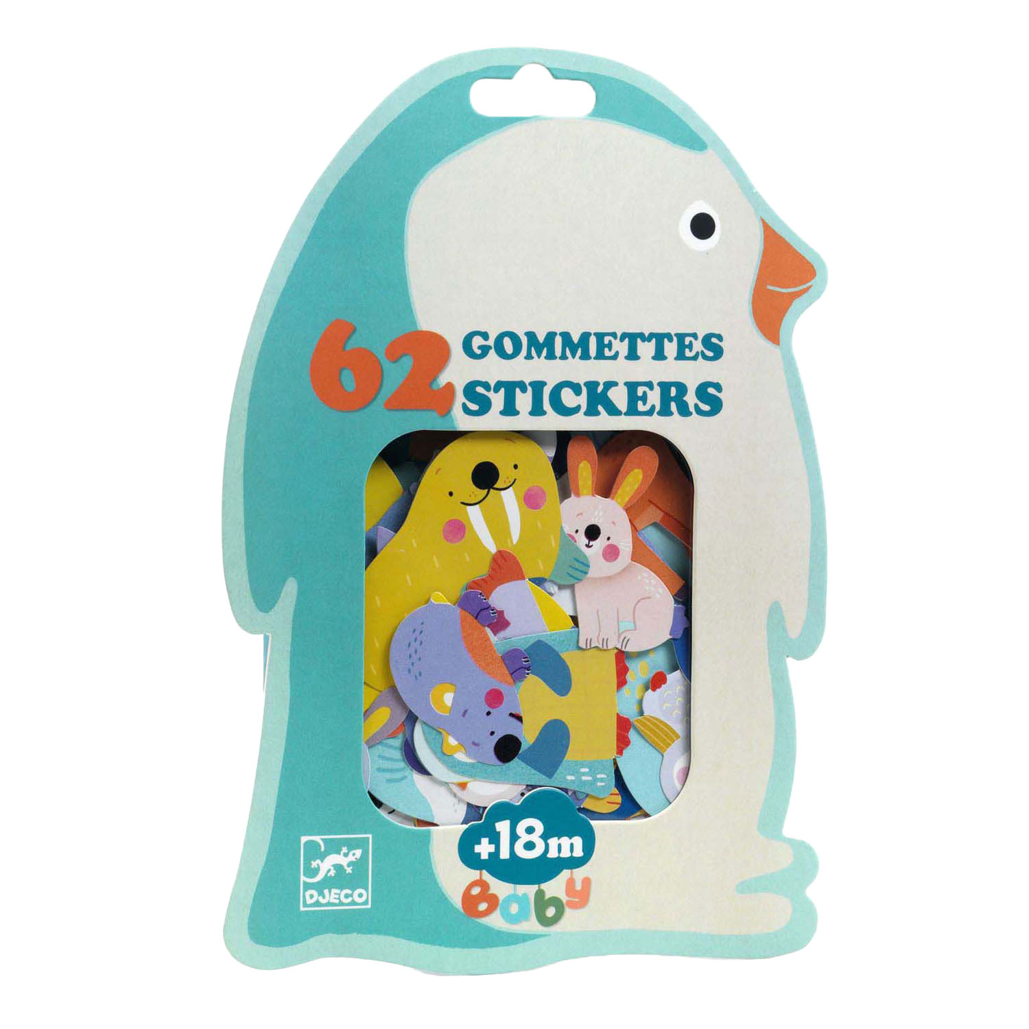 Grands stickers Djeco - Animaux de la banquise