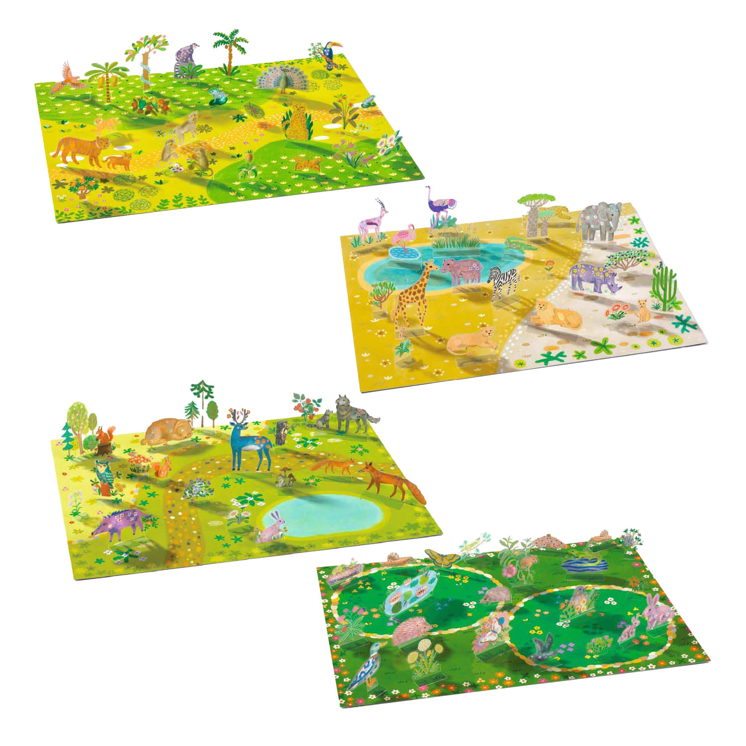 Stickers Djeco - Animaux