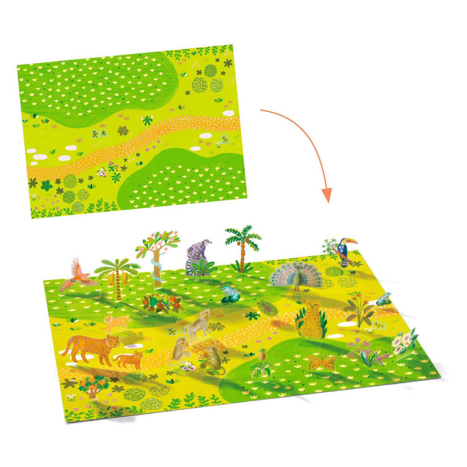 Stickers Djeco - Animaux