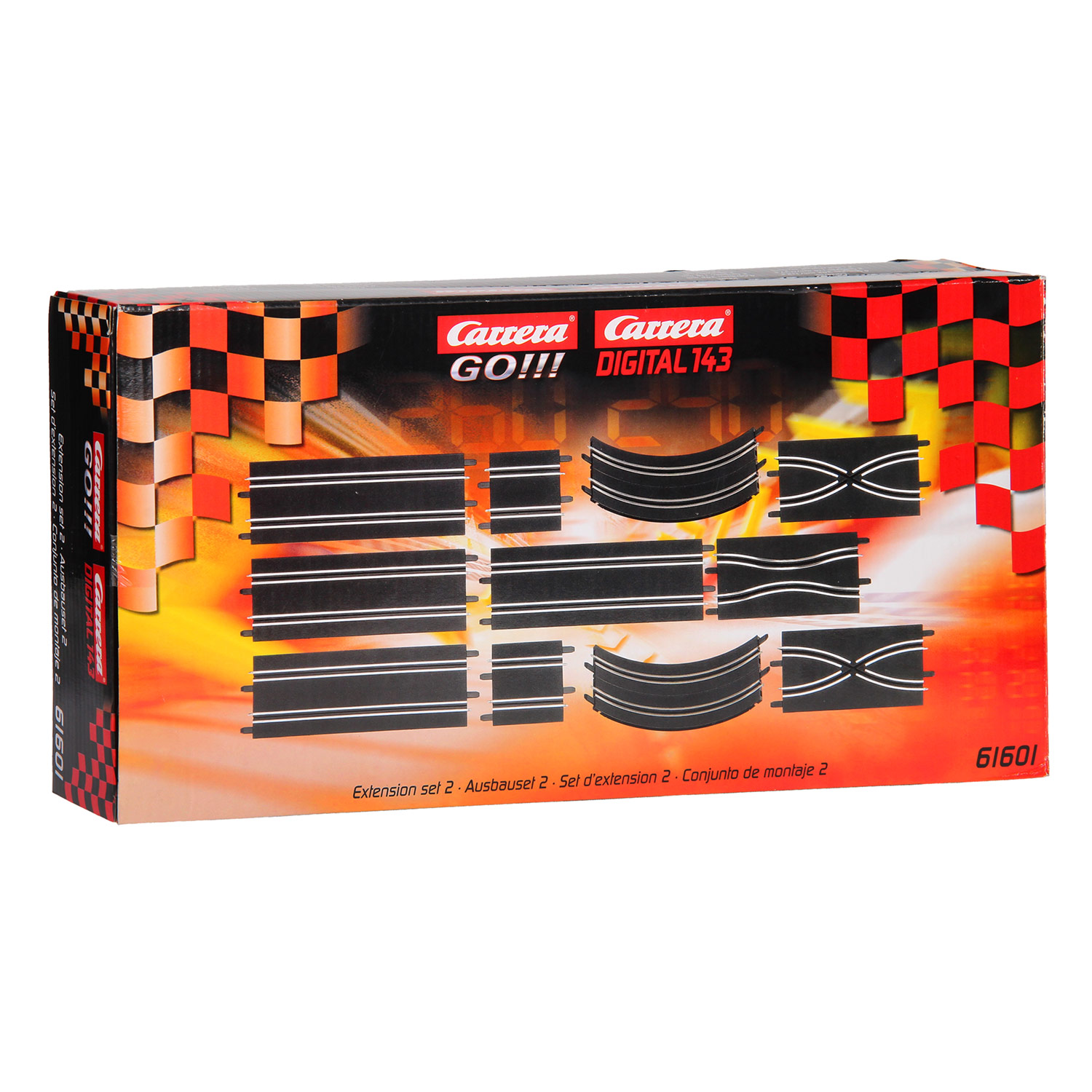 Carrera Go Uitbreidingsset 2 - Verleng Je Racebaan Met Fly-Overs & Bochten