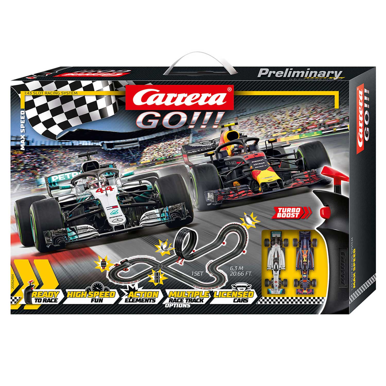 Carrera GO!!! Racebaan - Max Speed