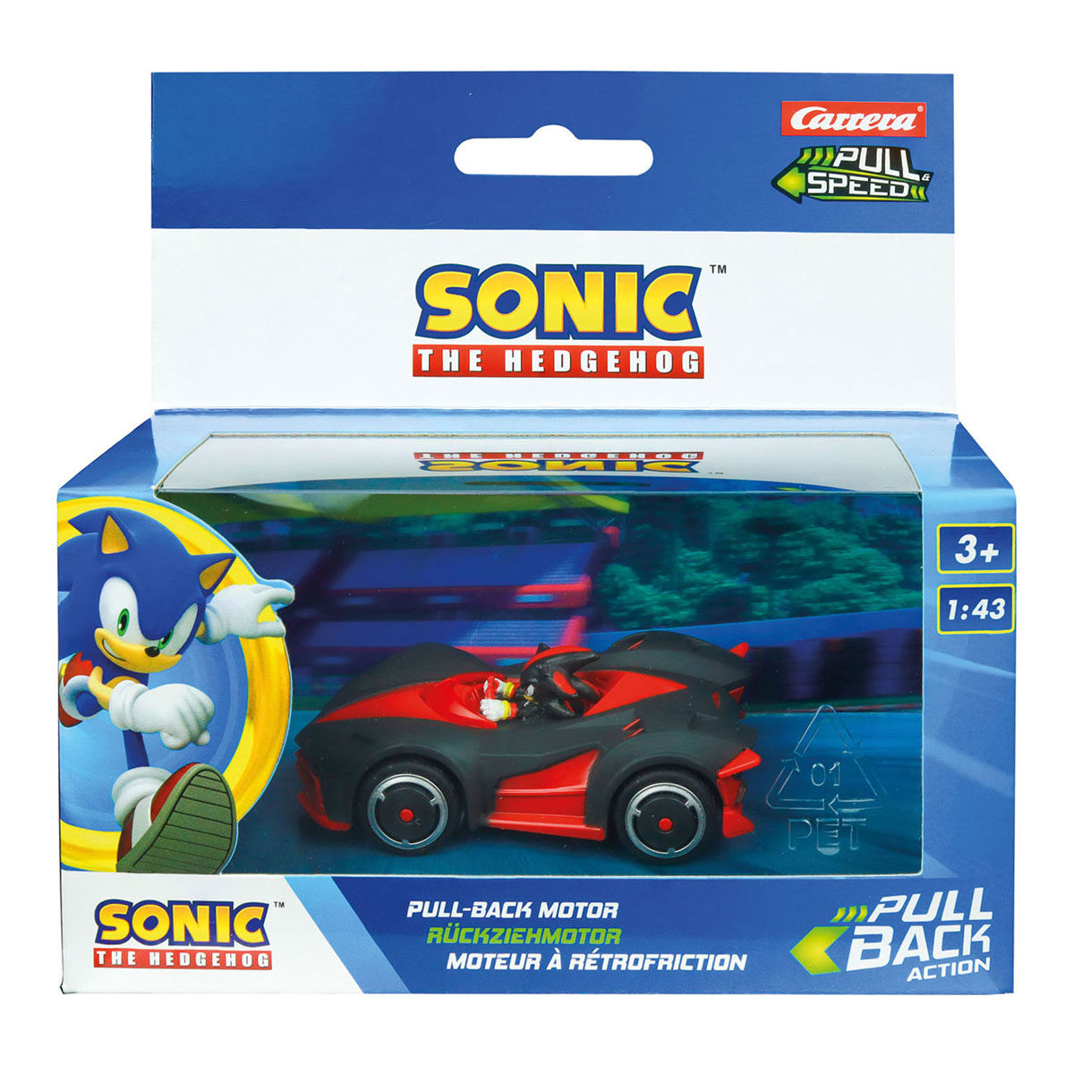 Pull back Auto Team Sonic Racing – Shadow Dark Reaper