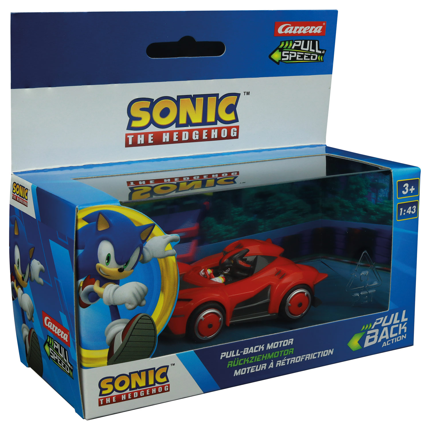 Pull back Auto Team Sonic Racing - Shadow Dark Reaper