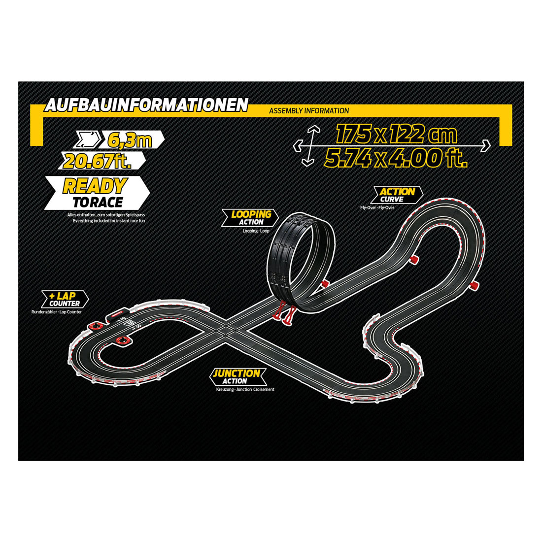 Carrera GO!!! Racebaan - DTM Power Lap