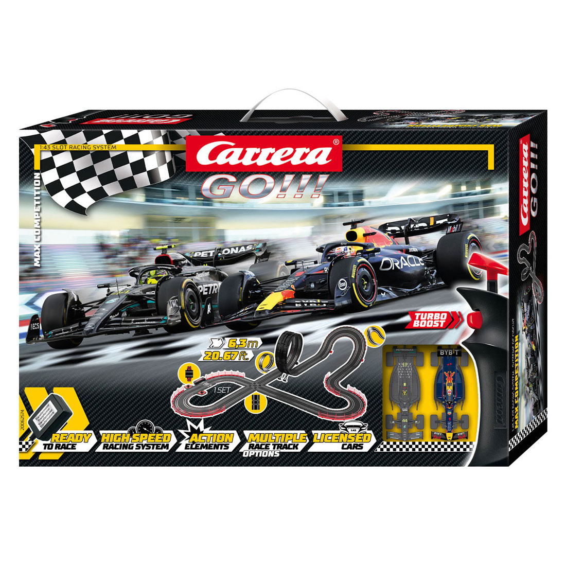 Carrera Max Competition Verstappen Hamilton Race Track, 6,3 m 2024