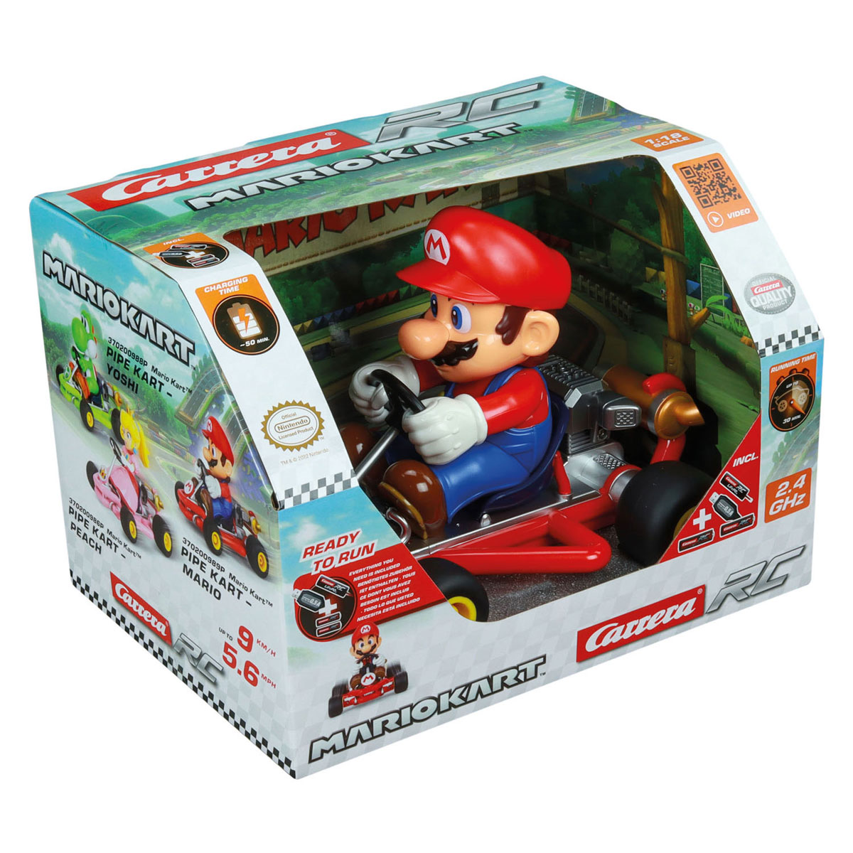 Carrera RC Super Mario Pipe Kart Mario Voiture contrôlée