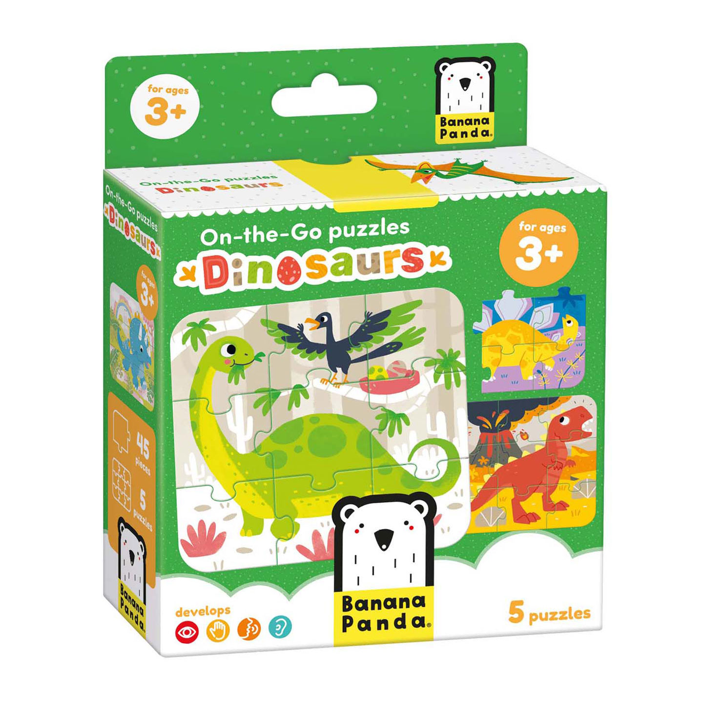 Banana Panda - On-the-Go Puzzel Dinosaurus - 16st.