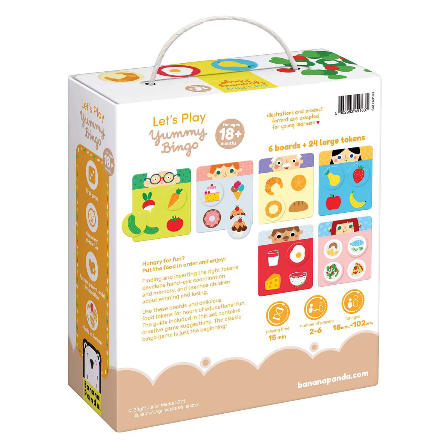Banana Panda - Laten We Yummy Bingo Spelen