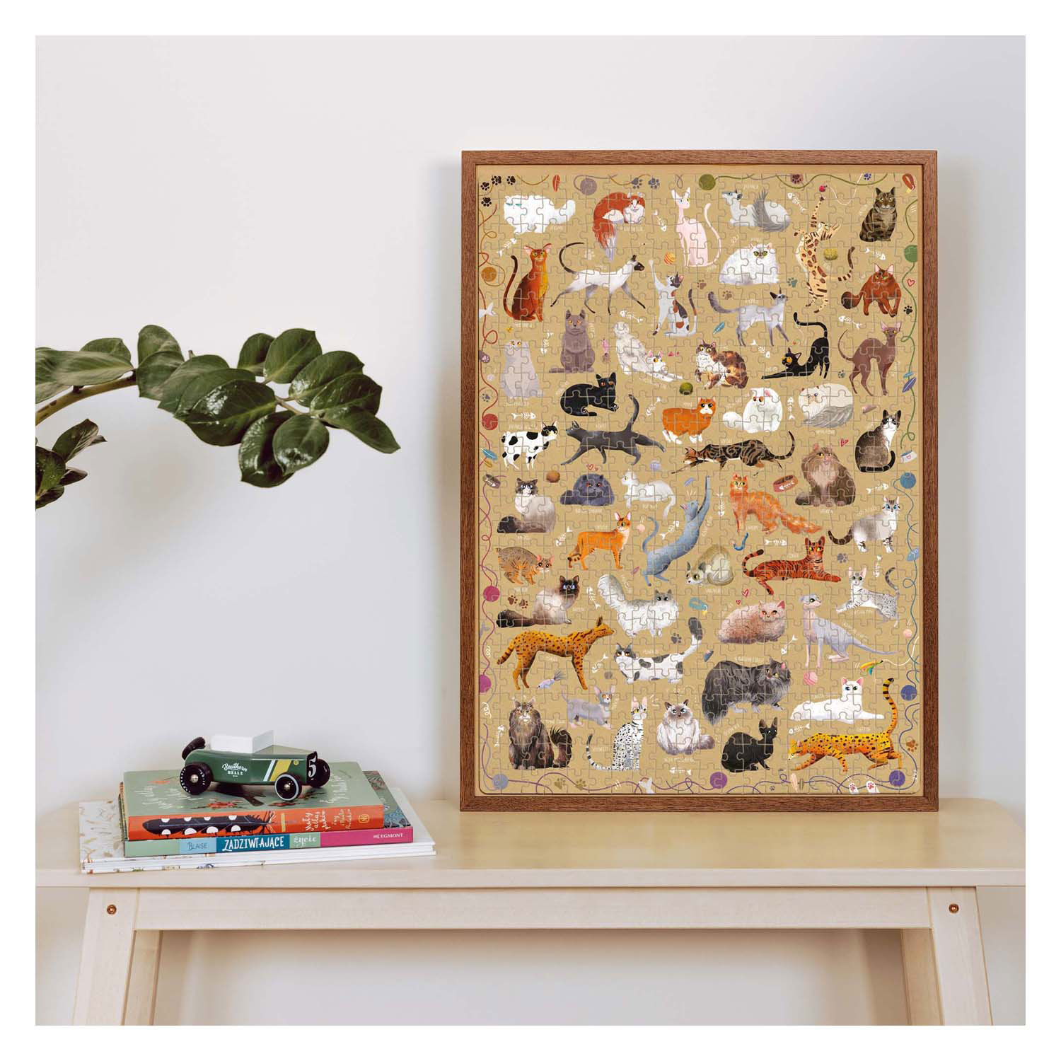 Banana Panda - Puzzlove Chats, 500 pièces.
