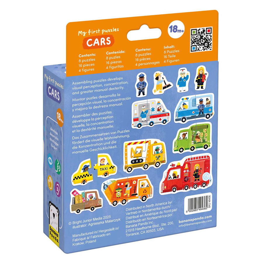 Banana Panda - Mijn Eerste Puzzel - Auto's