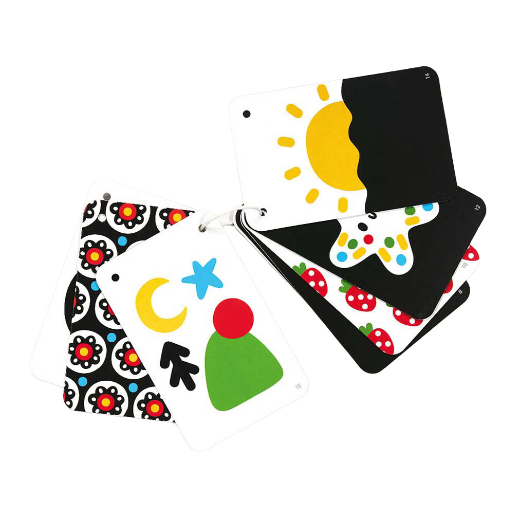 Banana Panda – Kontrastreiche Babykarten – 0–3 Monate