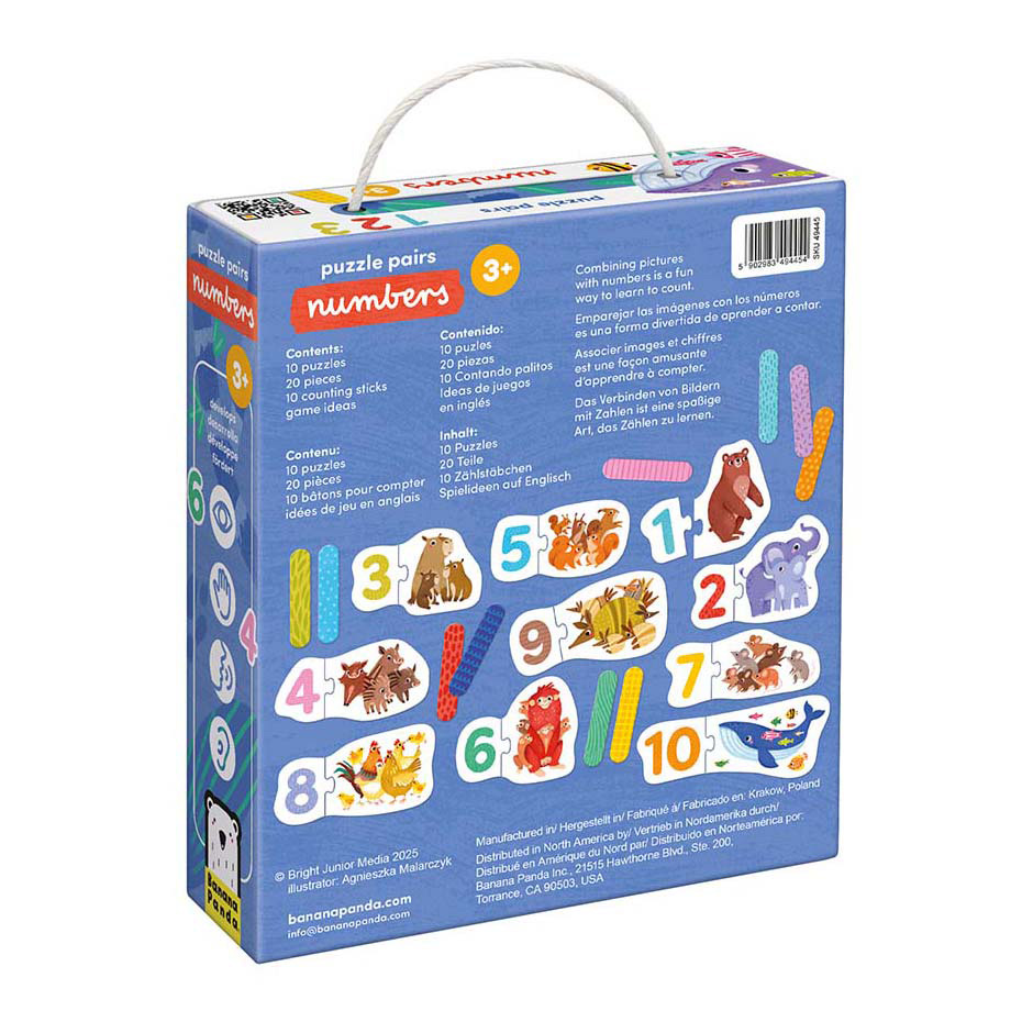 Banana Panda - Puzzel Nummers - 20dlg.
