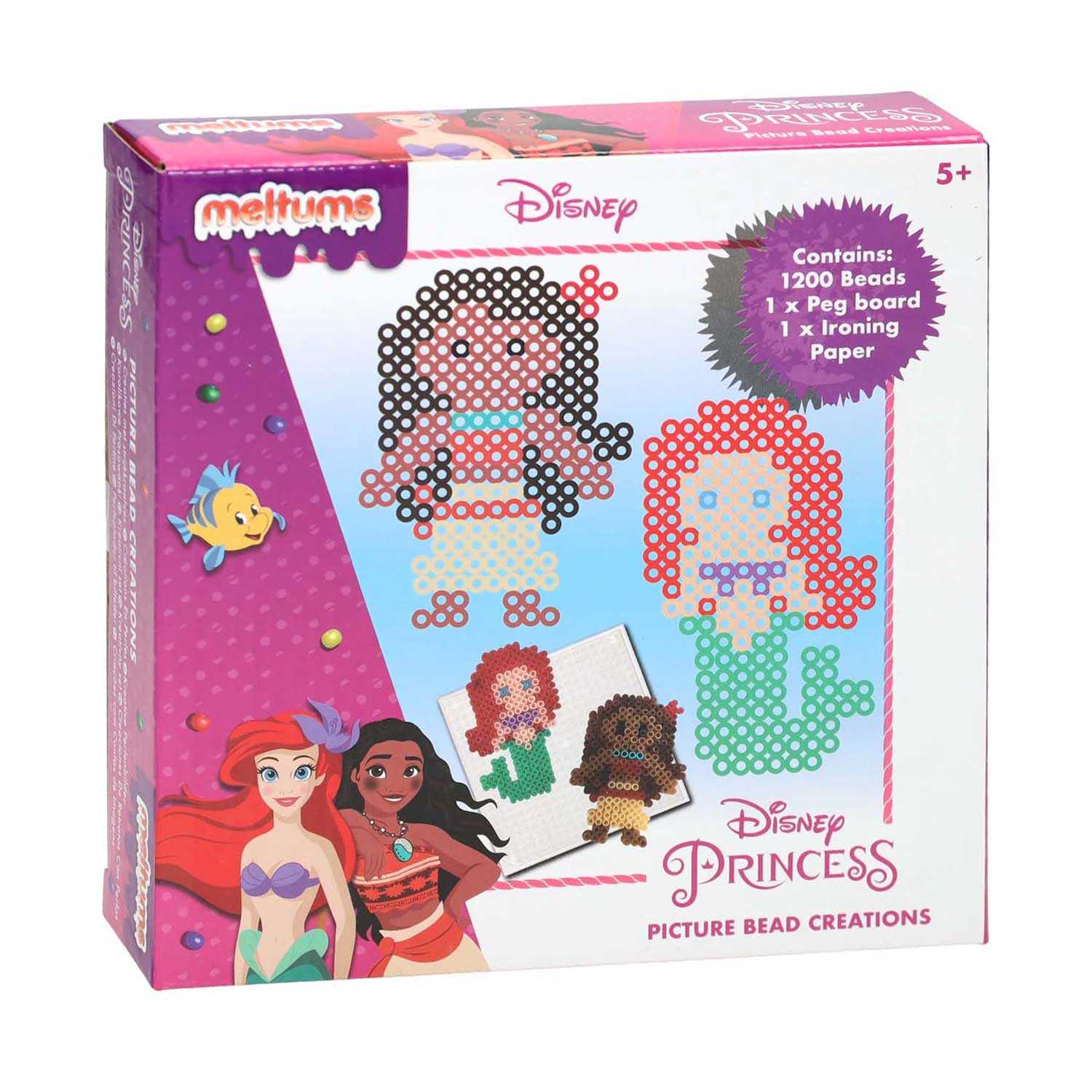 Ensemble de perles thermocollantes Princesse Disney , 1200 pièces.