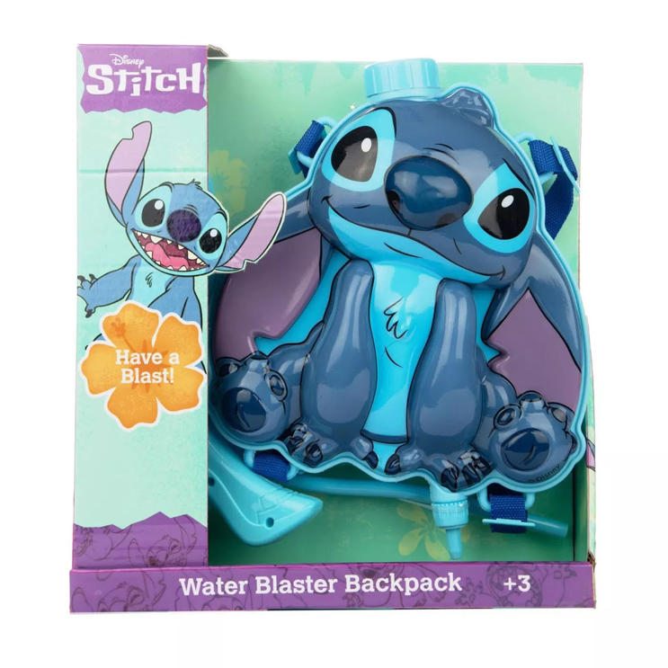 Stitch-Wasserpistole mit Rucksacktank