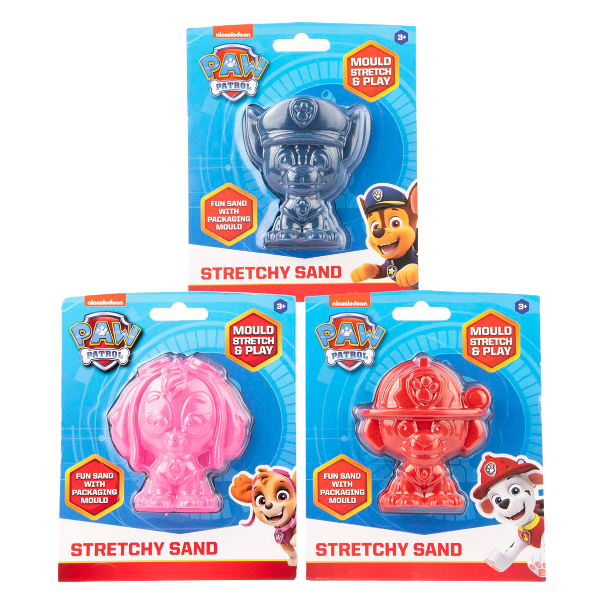 PAW Patrol Stretchy Sand Speelzand met Mal