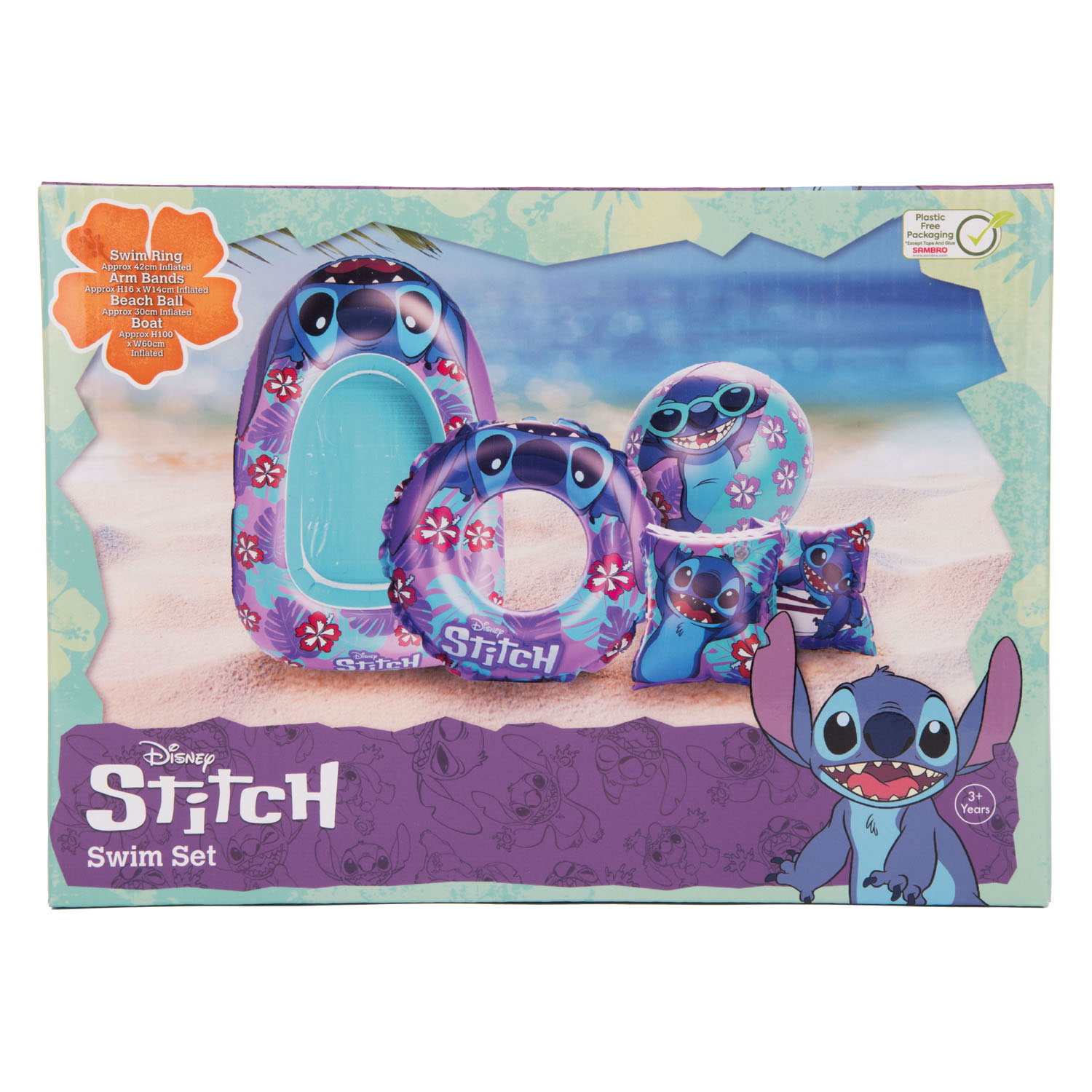 Stitch Zwemset met Boot