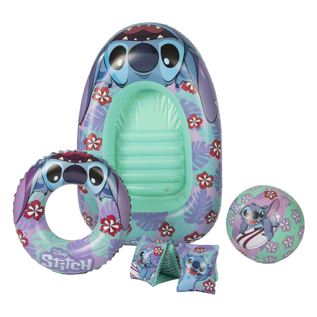 Stitch Schwimmset mit Boot