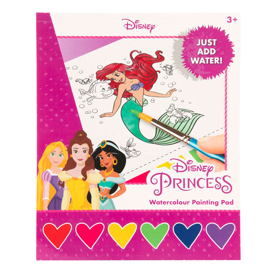 Disney Prinses Kleuren met Water Kleurblok, 27dlg.