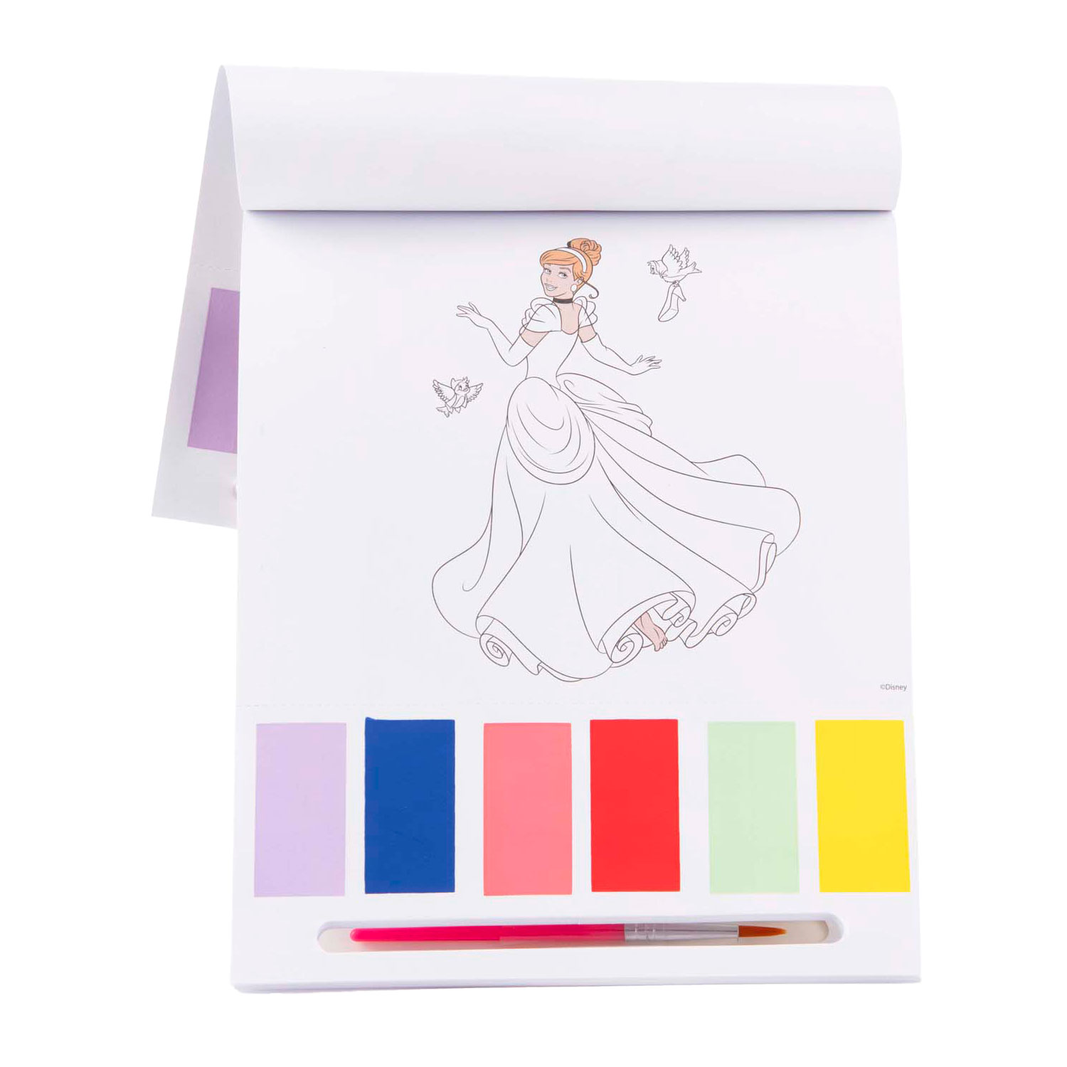 Disney Prinses Kleuren met Water Kleurblok, 27dlg.