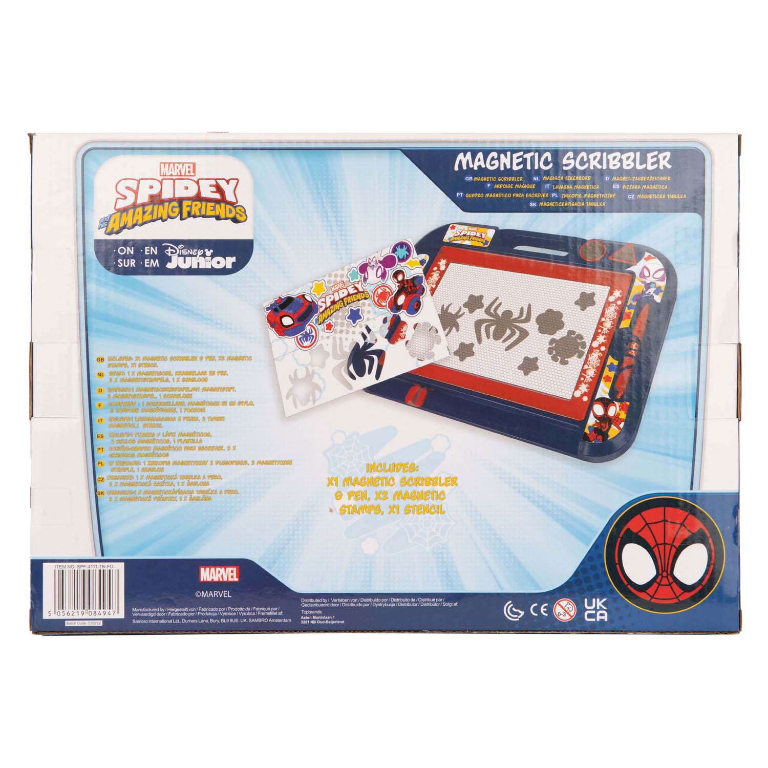 Spidey Magnetisch Tekenbord, 5dlg.