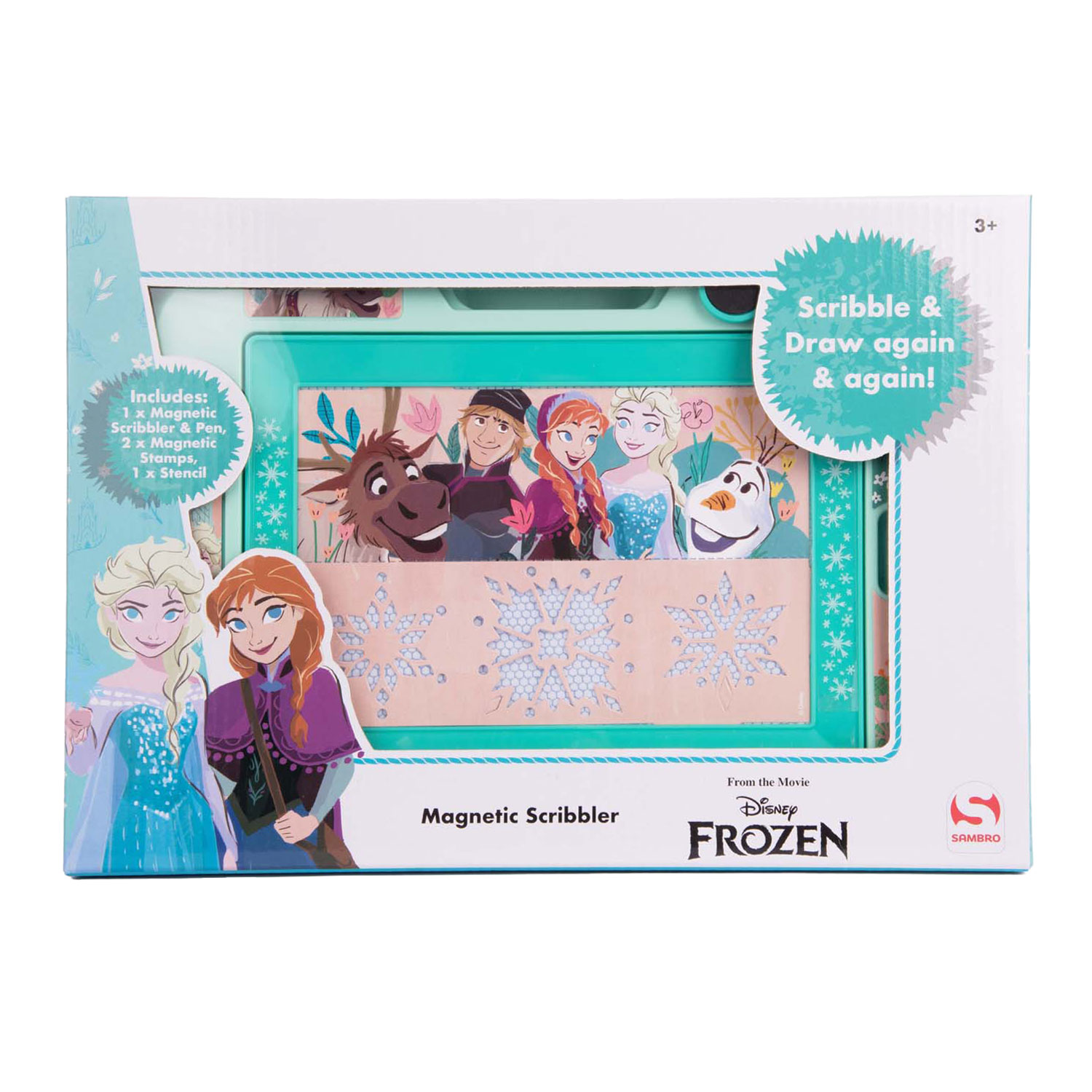 Disney Frozen Magnetisch Tekenbord, 5dlg.