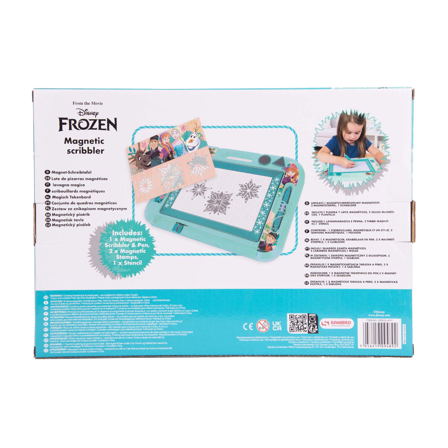 Disney Frozen Magnetisch Tekenbord, 5dlg.