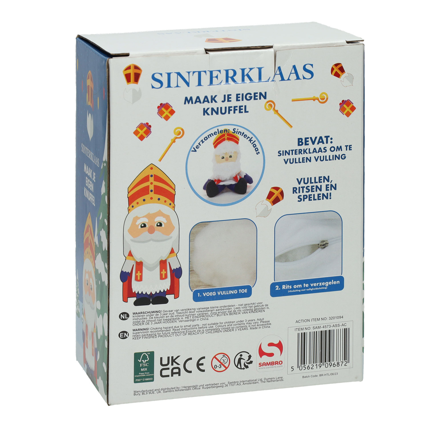 Maak je eigen Knuffel - Sinterklaas