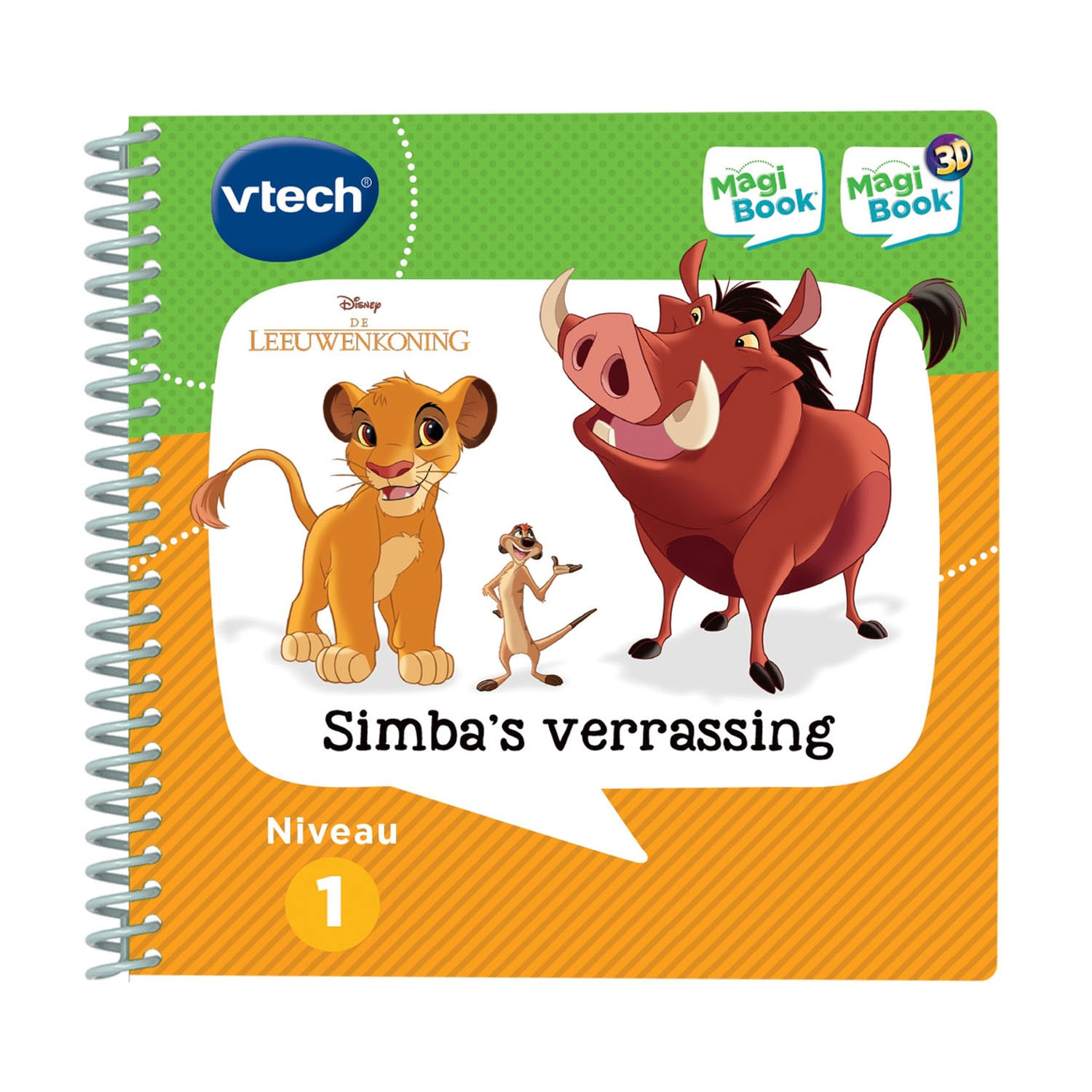 VTech MagiBook Activiteitenboek De Leeuwenkoning - Simba's Verrassing - Educatief Speelgoed - Niveau 1 - 2 tot 4 Jaar