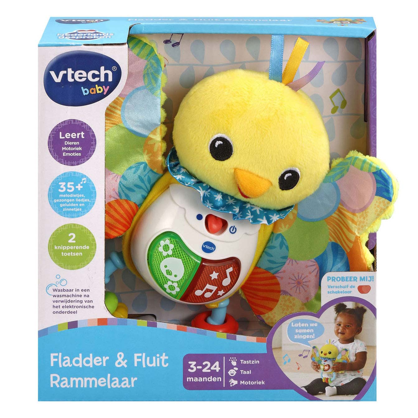 VTech Baby Flatter- und Pfeifenrassel