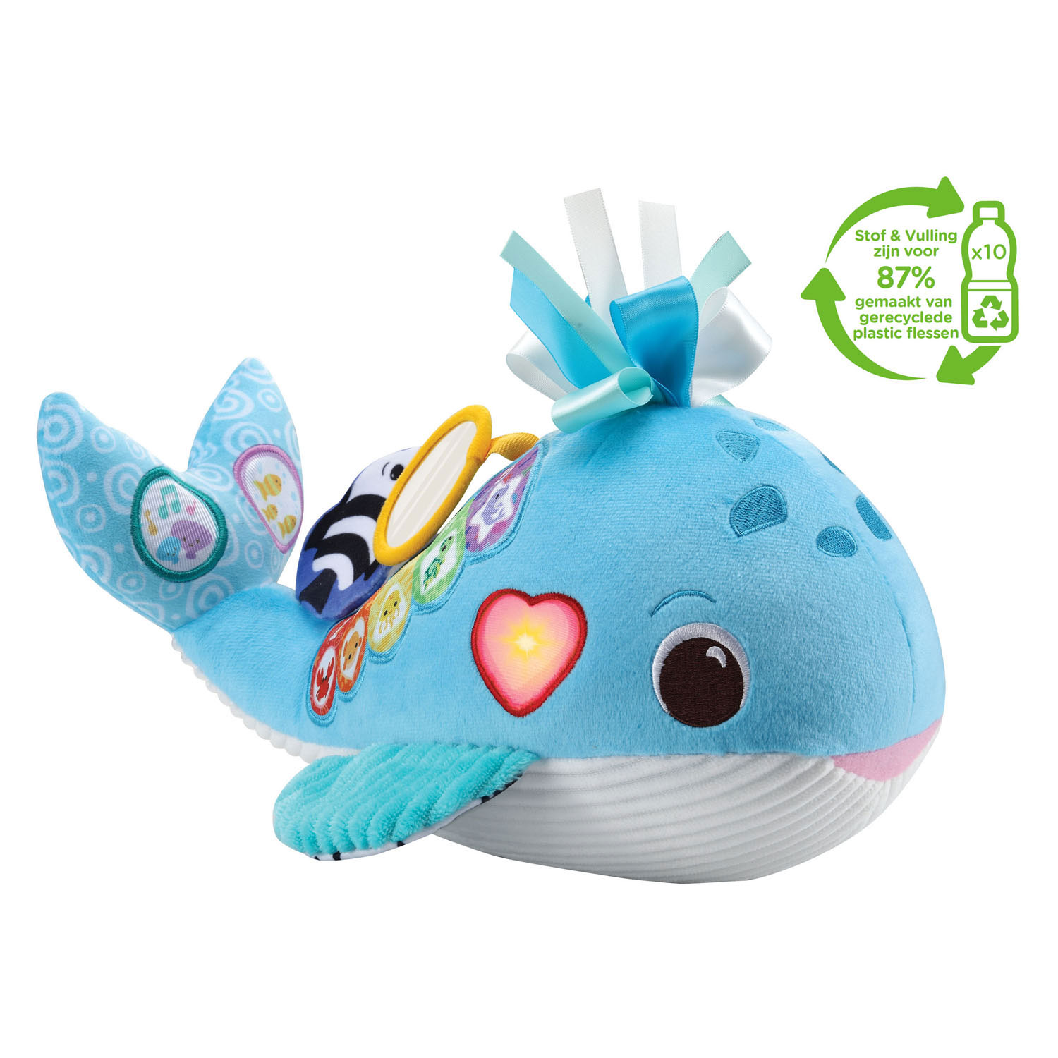 VTech Play Green Cuddle and Learn Whale