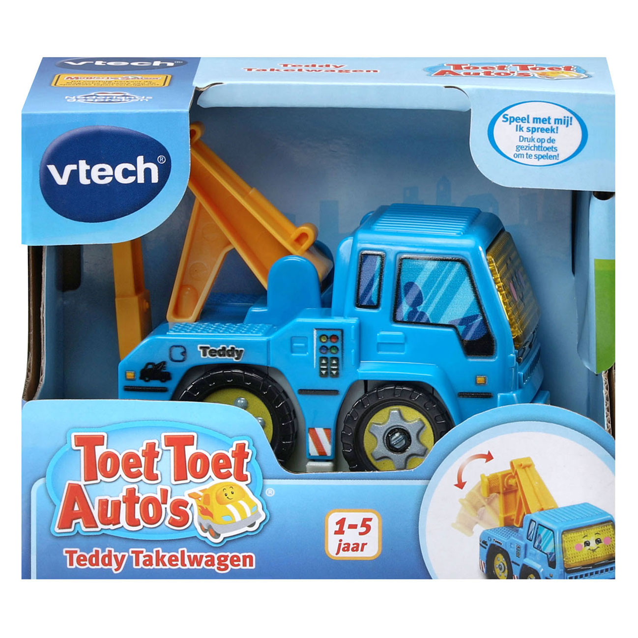 VTech Toet toet Auto's Teddy Takelwagen