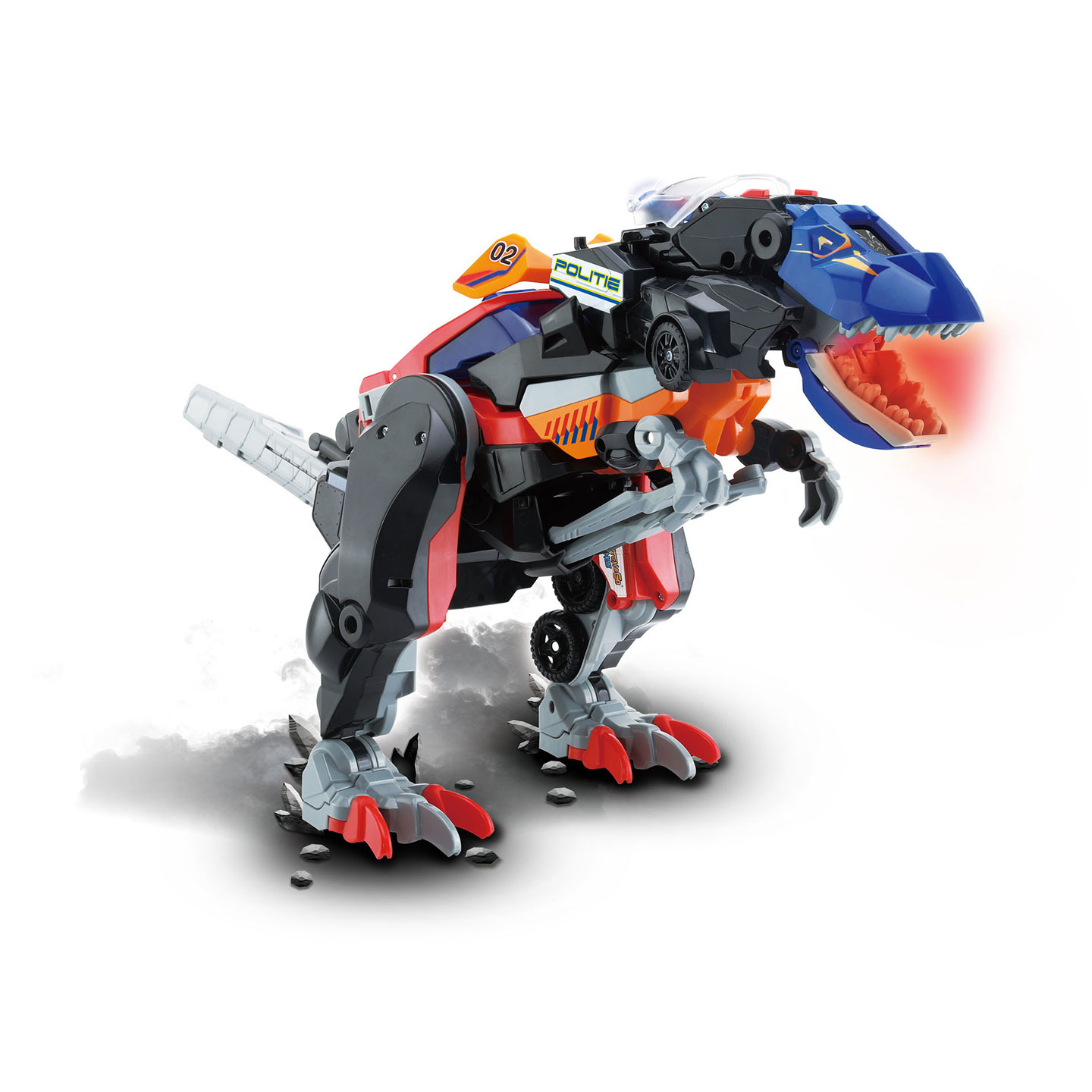 VTech Switch & Go Dino's - 3-in-1 Mega T-Rex - Kinder Speelgoed Dinosaurus - Interactief speelfiguur - Vanaf 4 Jaar