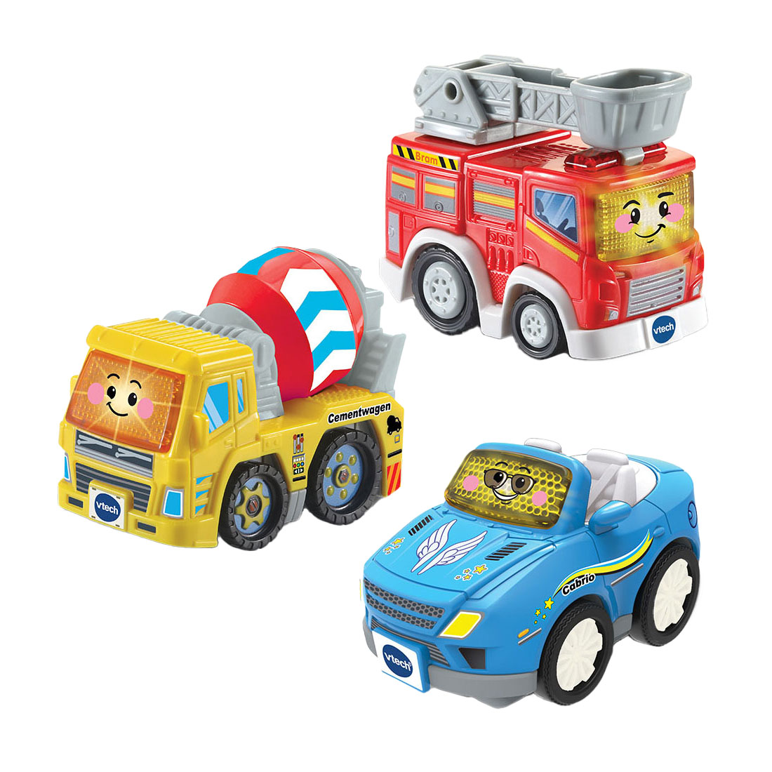 VTech Toet Toet Auto's Trio Pack – Collin, Sepp und Bram