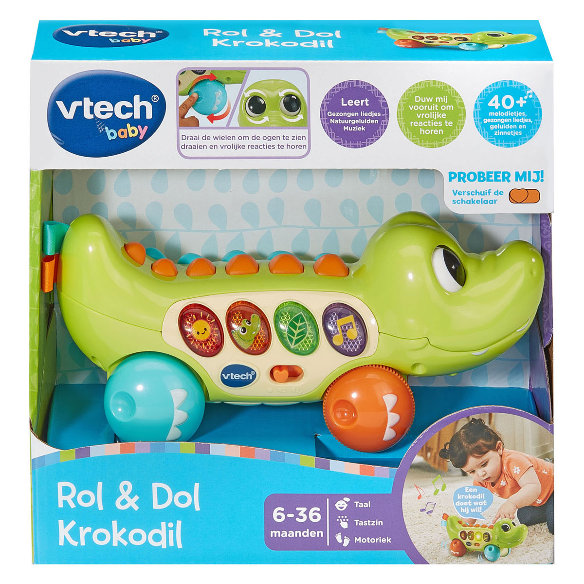 VTech Rouleau et Rouleau Crocodile