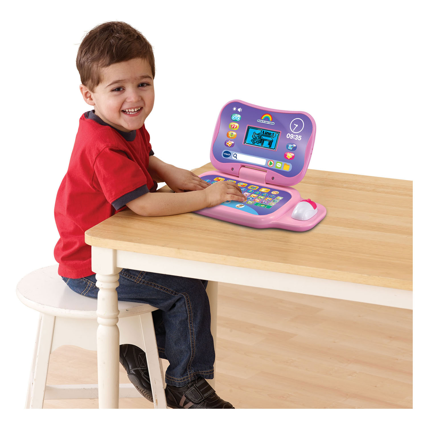 VTech Game and Learn Laptop Pink