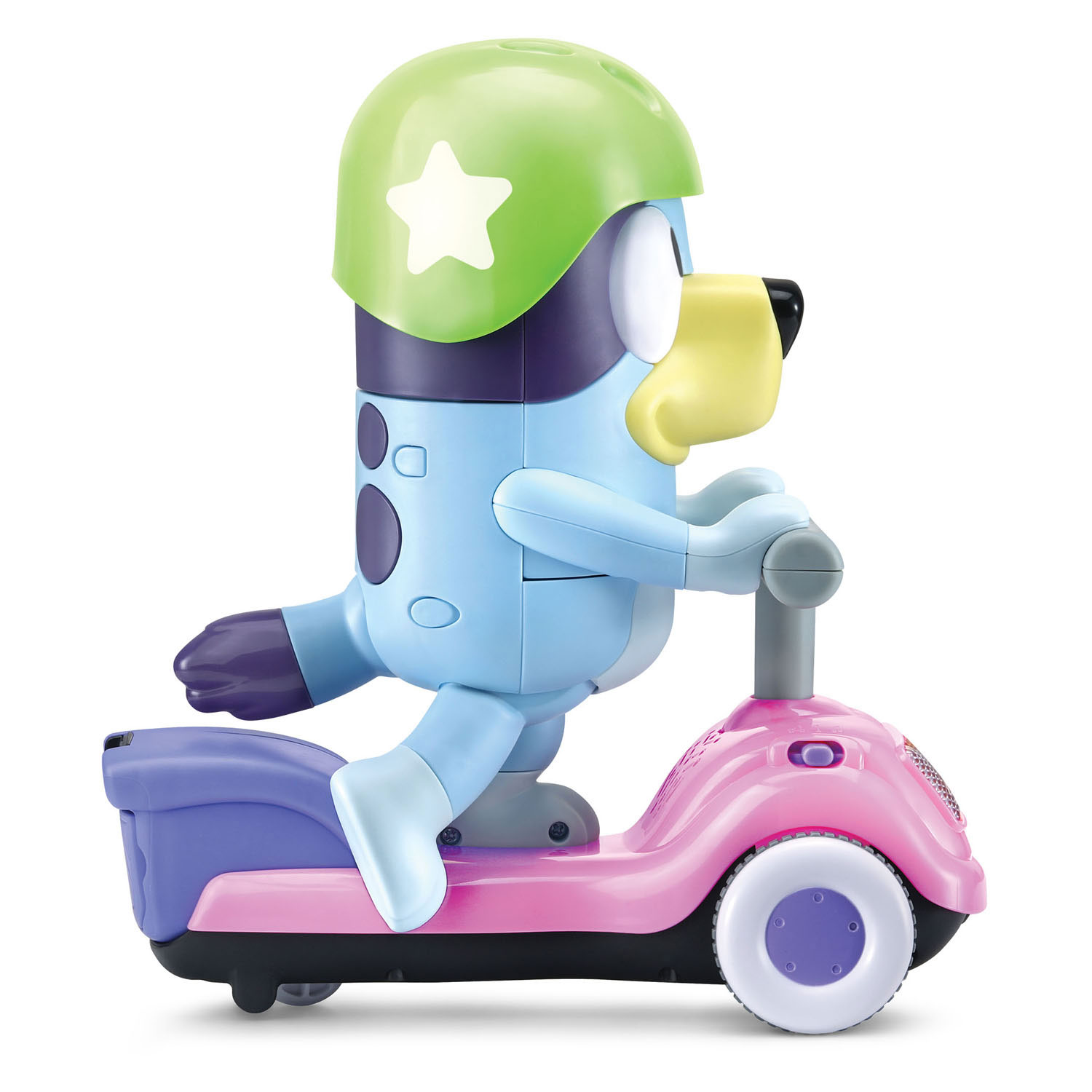 Figurine de scooter amusante Bluey Play de VTech