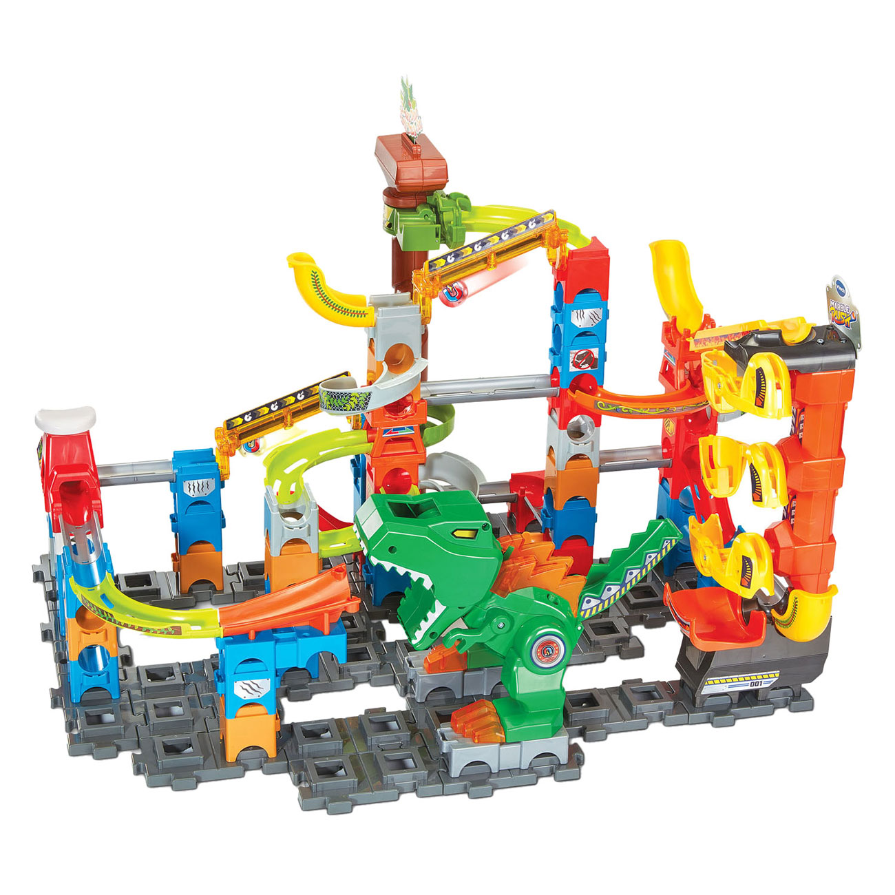 VTech Marble Rush Dino Adventures Ensemble magnétique XL400E Piste à billes