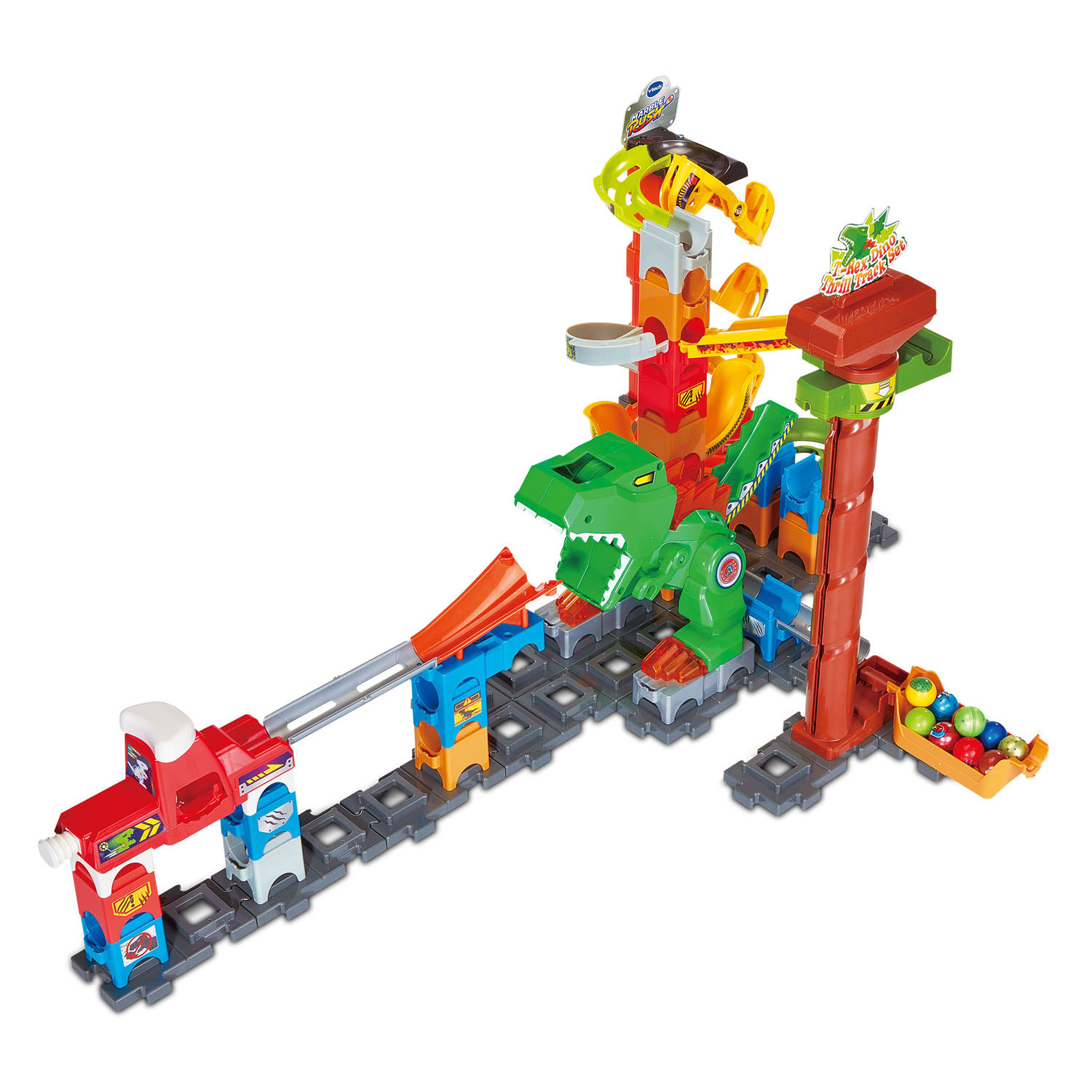 VTech Marble Rush Dino Adventures Ensemble magnétique XL400E Piste à billes