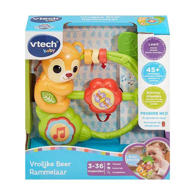 VTech Vrolijke Beer Rammelaar met Geluid