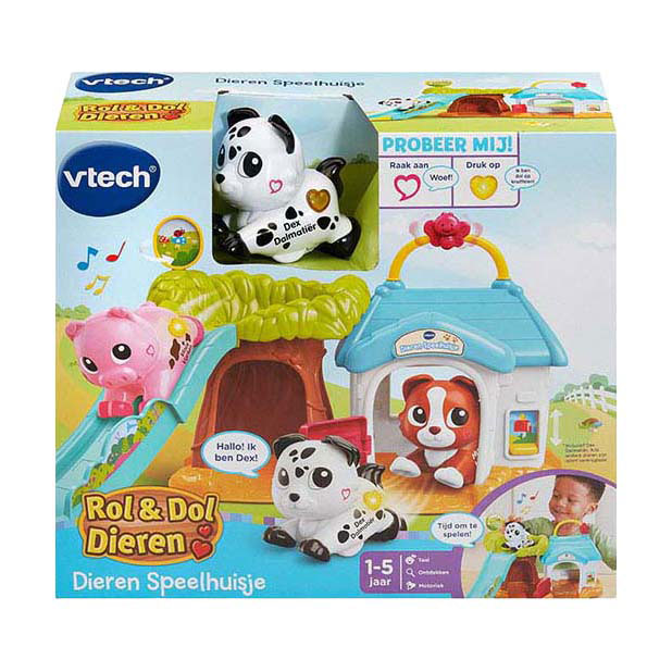 VTech Roll and Play Tiere - Tierspielhaus (inkl. Dex Dalmatiner)