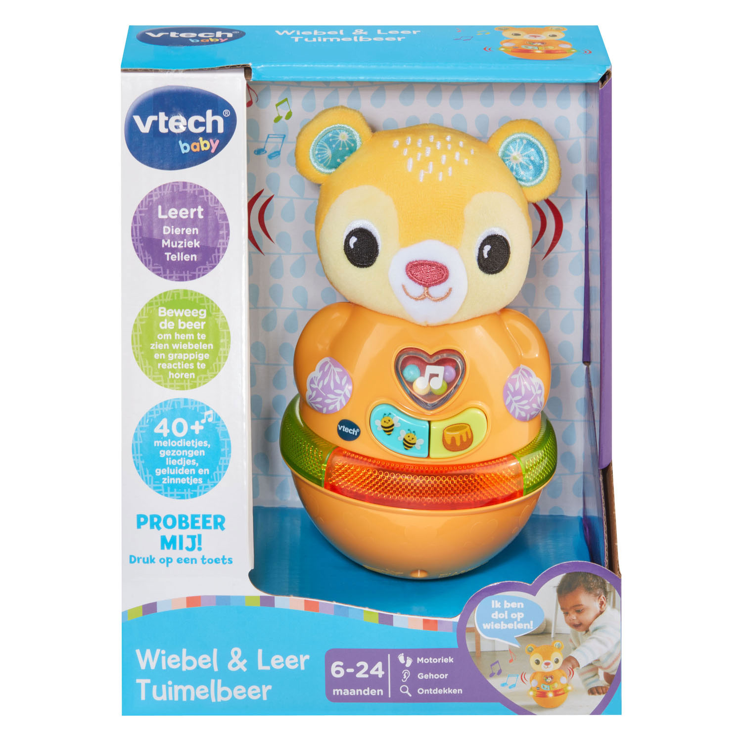 VTech Wiebel en Leer Tuimelbeer