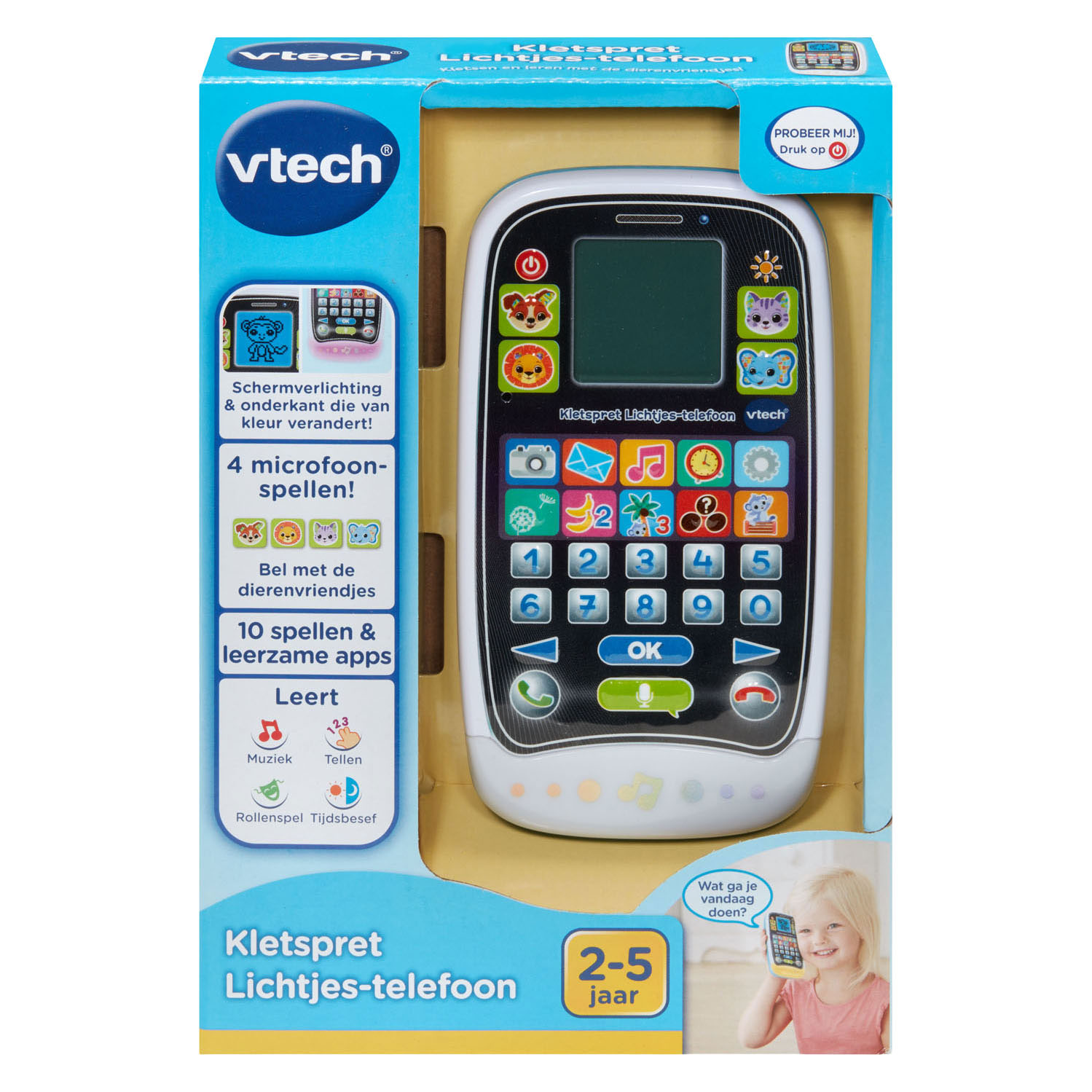 VTech Kletspret Lichtjes-Telefoon