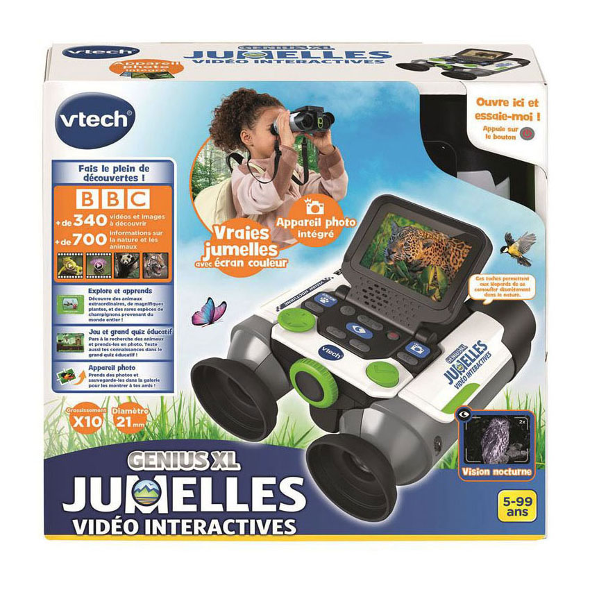 Jumelles vidéo interactives VTech Genius XL