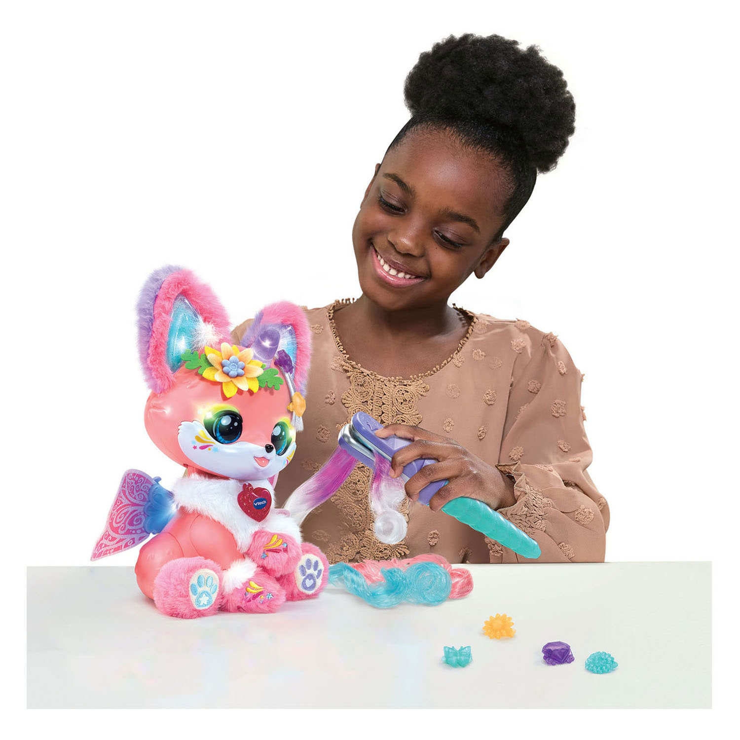 Vtech Lili Beauty Magic Color Décore ta peluche interactive