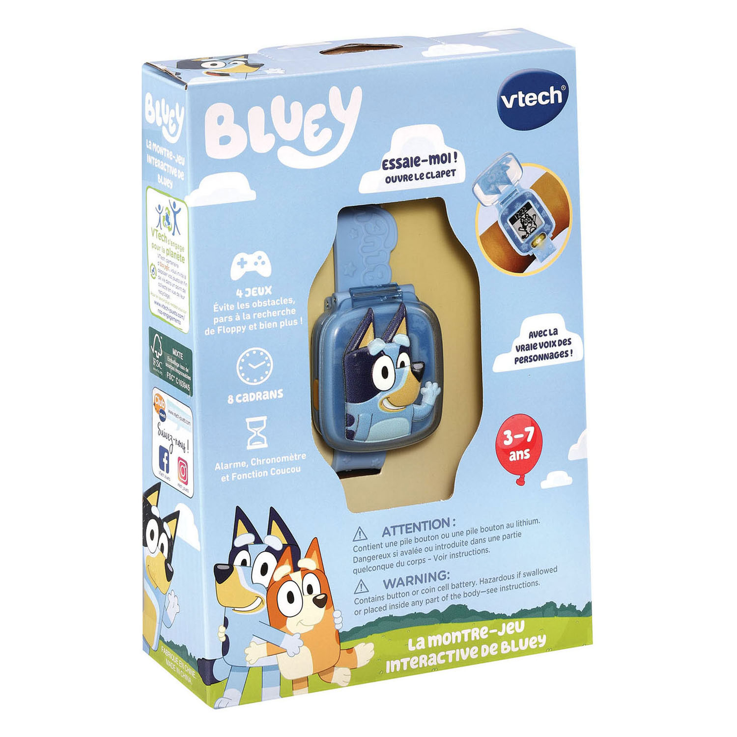 Montre de jeu Bluey de VTech