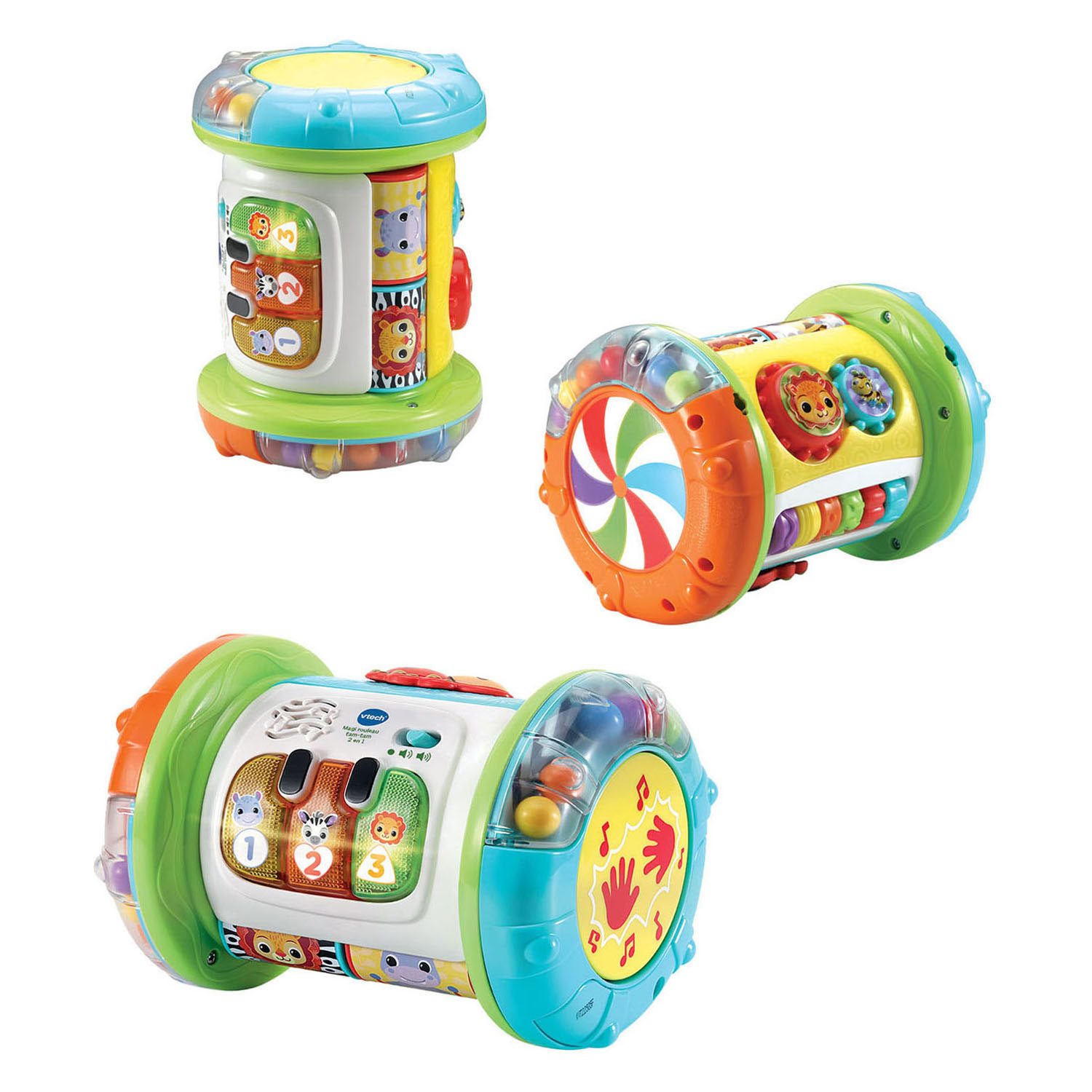 Jouet pour bébé Tamtam Roll 3 en 1 magique VTech